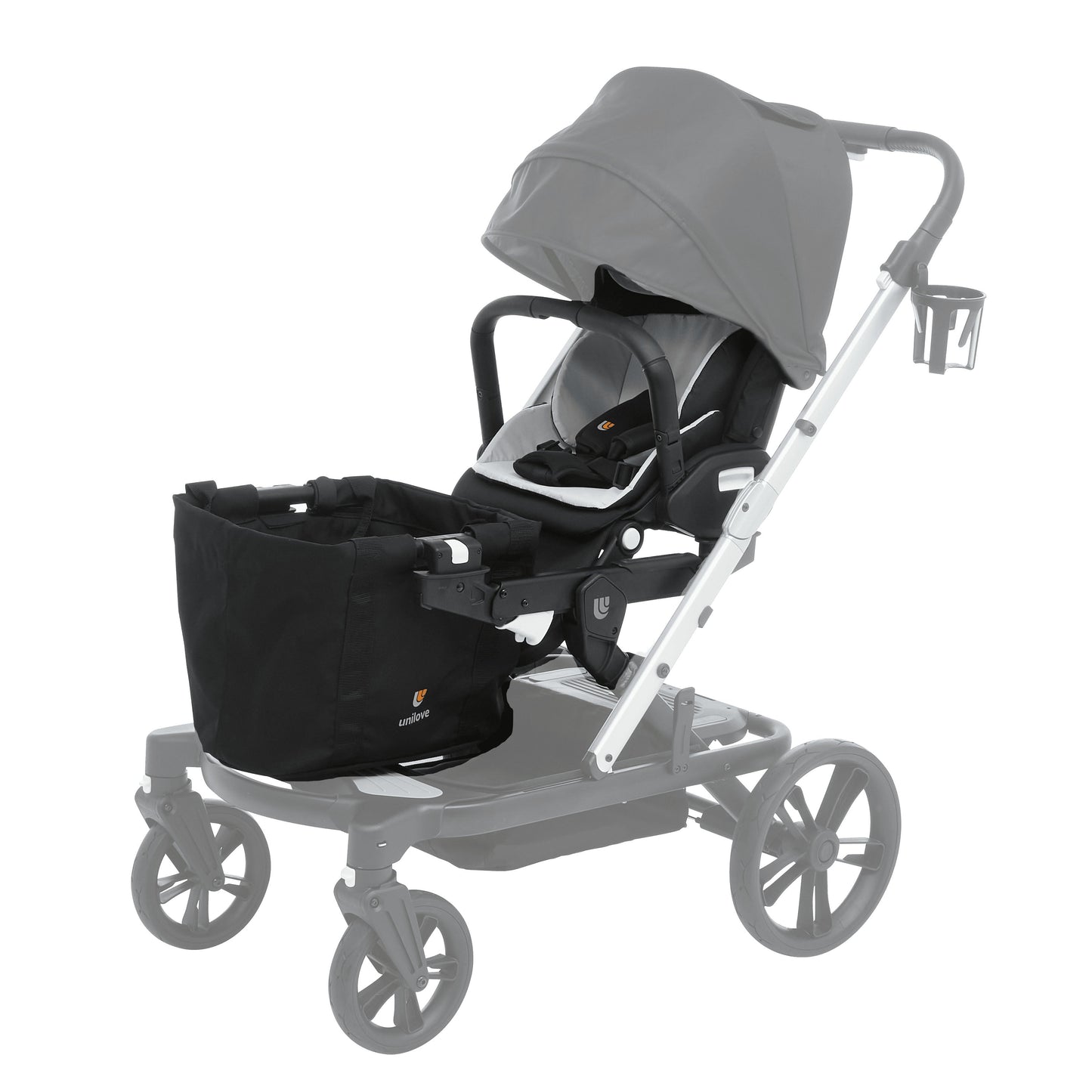 Unilove Trio Trolly 2-Seat Stroller Wagon