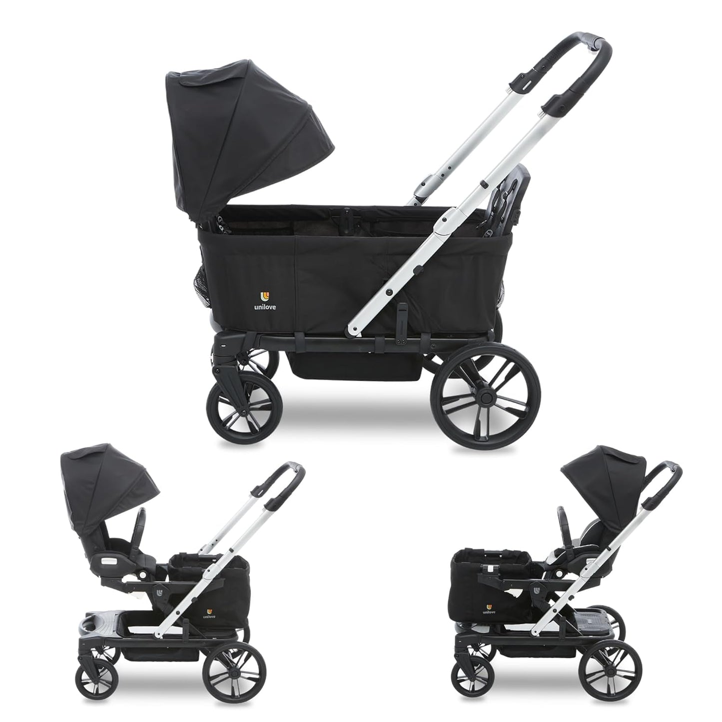 Unilove Trio Trolly 2-Seat Stroller Wagon