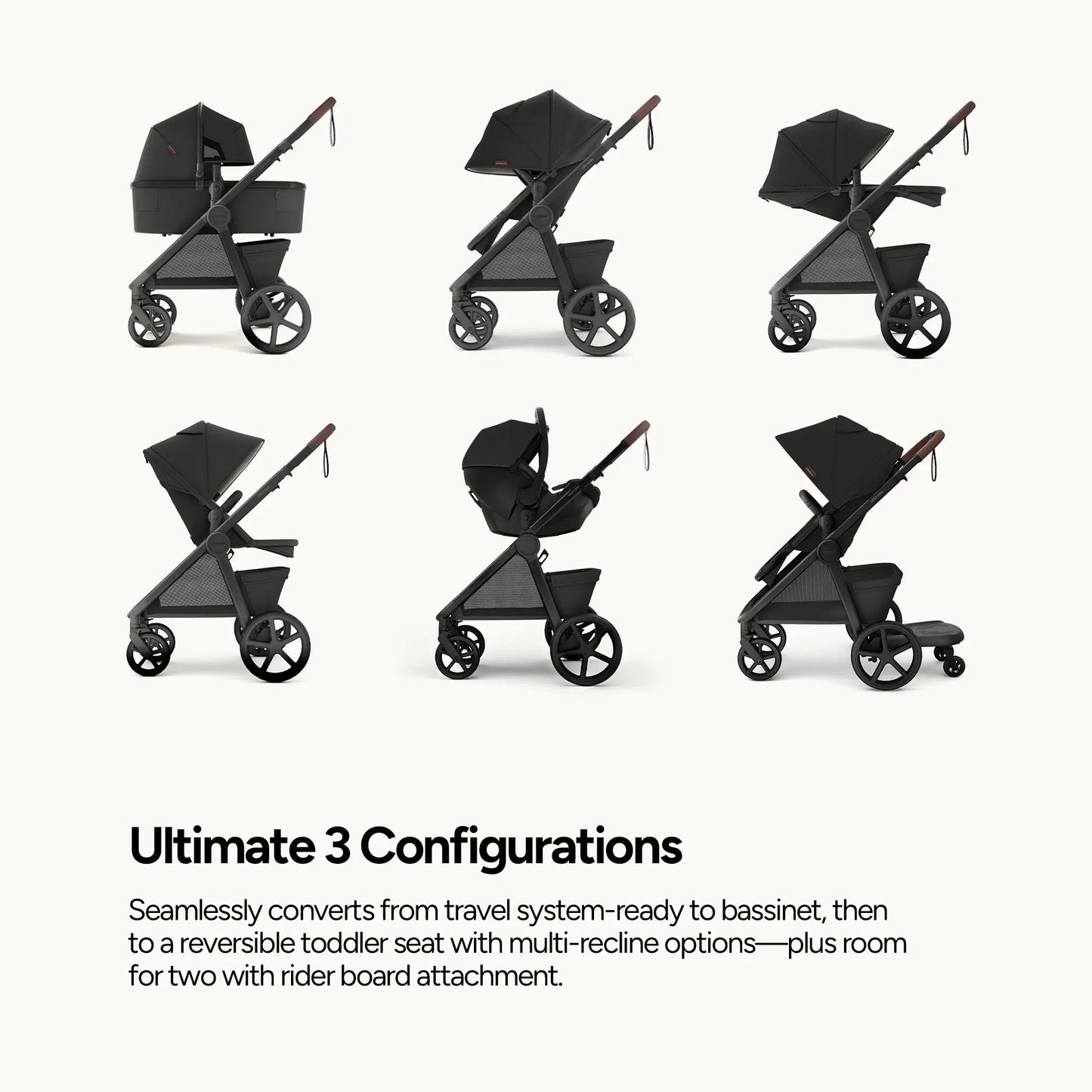 Mompush Ultimate 3 Full-Size Stroller