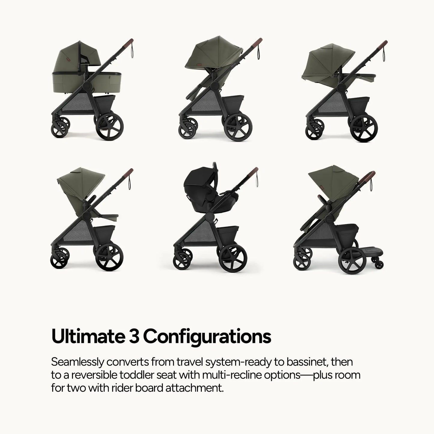 Mompush Ultimate 3 Full-Size Stroller