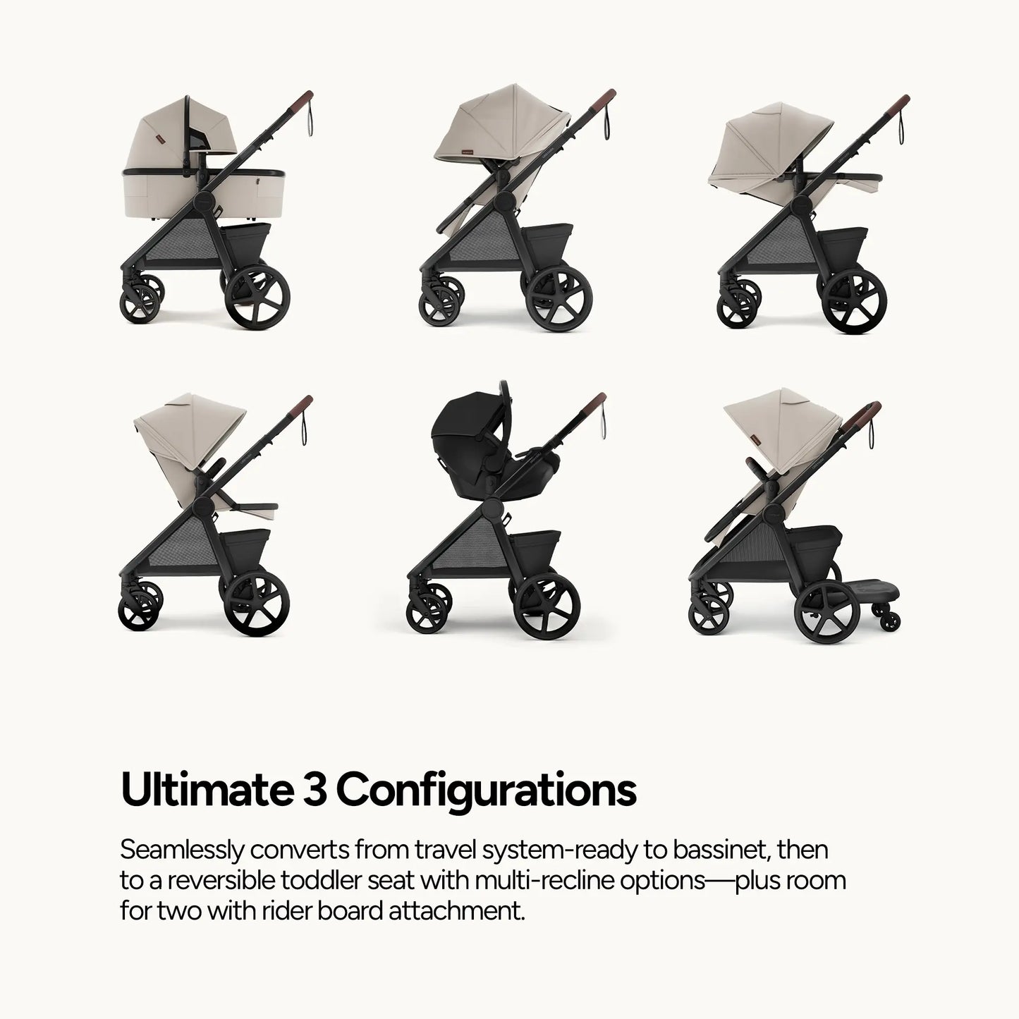 Mompush Ultimate 3 Full-Size Stroller